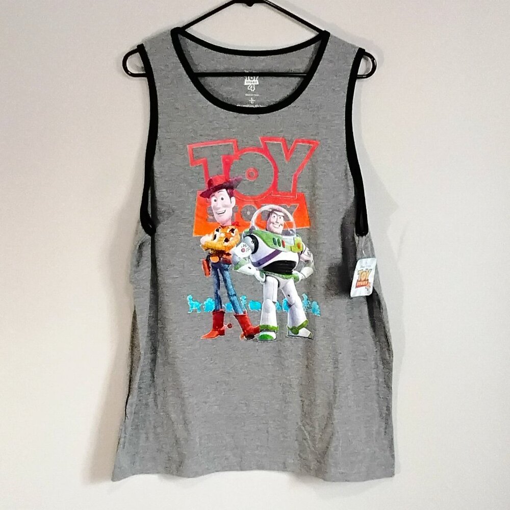 Toy Story 4 Buzz & Woody Tank Top Size Adult L BNWT!!